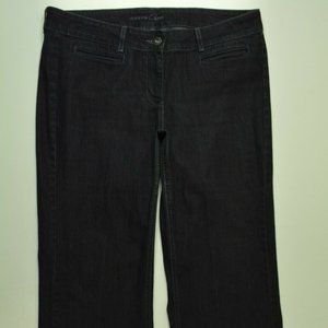 RIDERS Copper Size 17 / 18 Juniors BLACK Bootcut Leg STRETCH Denim TROUSER Jeans